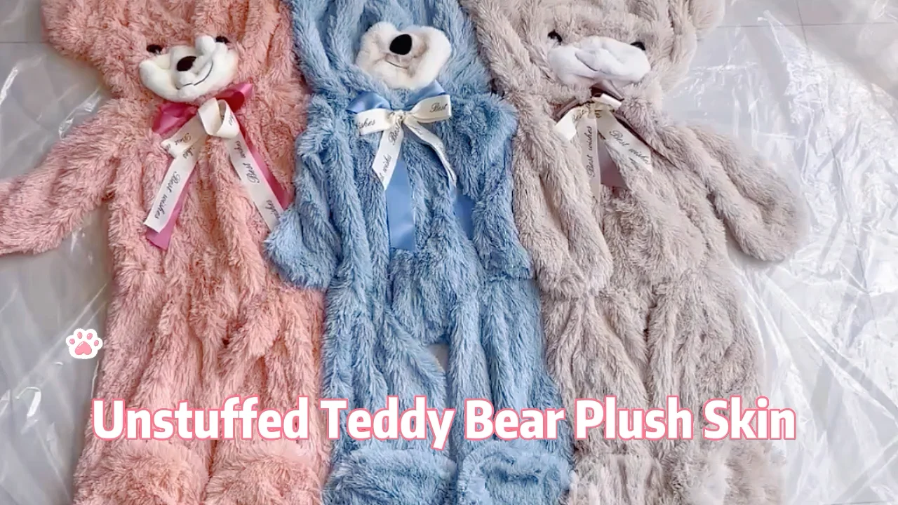 Empty Plush Toy Without Stuffing Custom Unstuffed Plush Animal Skin