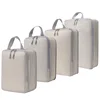 Compressed four-piece set [beige]