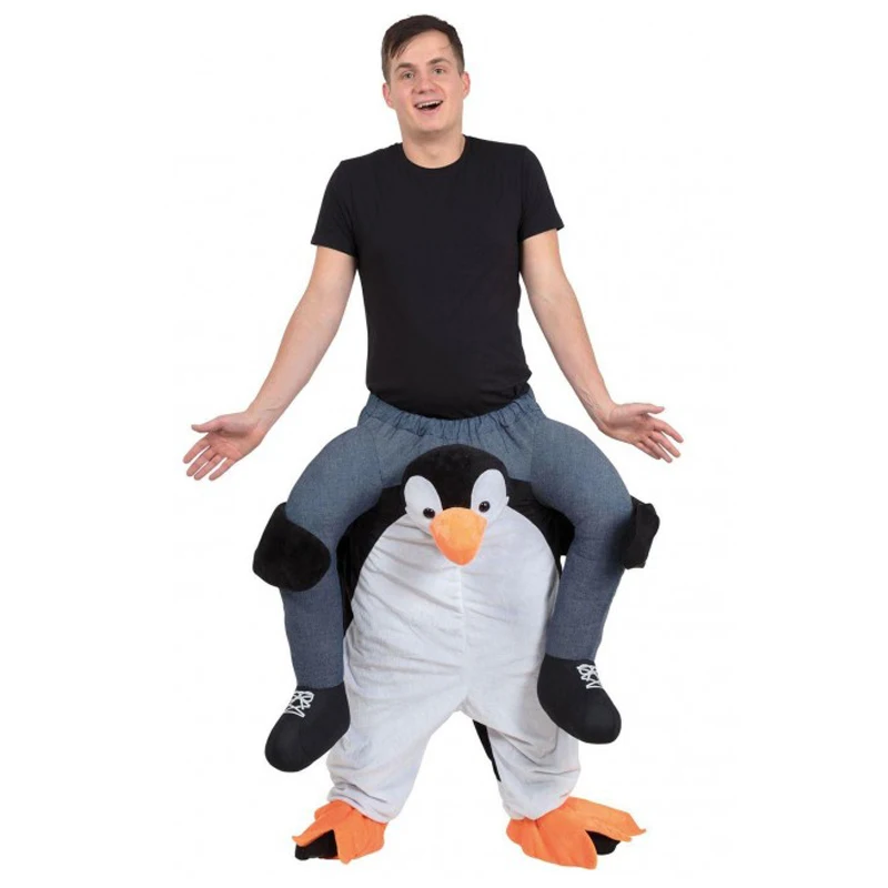 New Arrive Bavarian Oktoberfest Ride on Costume Carry Suit Penguin Mascot Costume