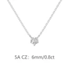 Silver 6mm-DY191709-S-W-WH