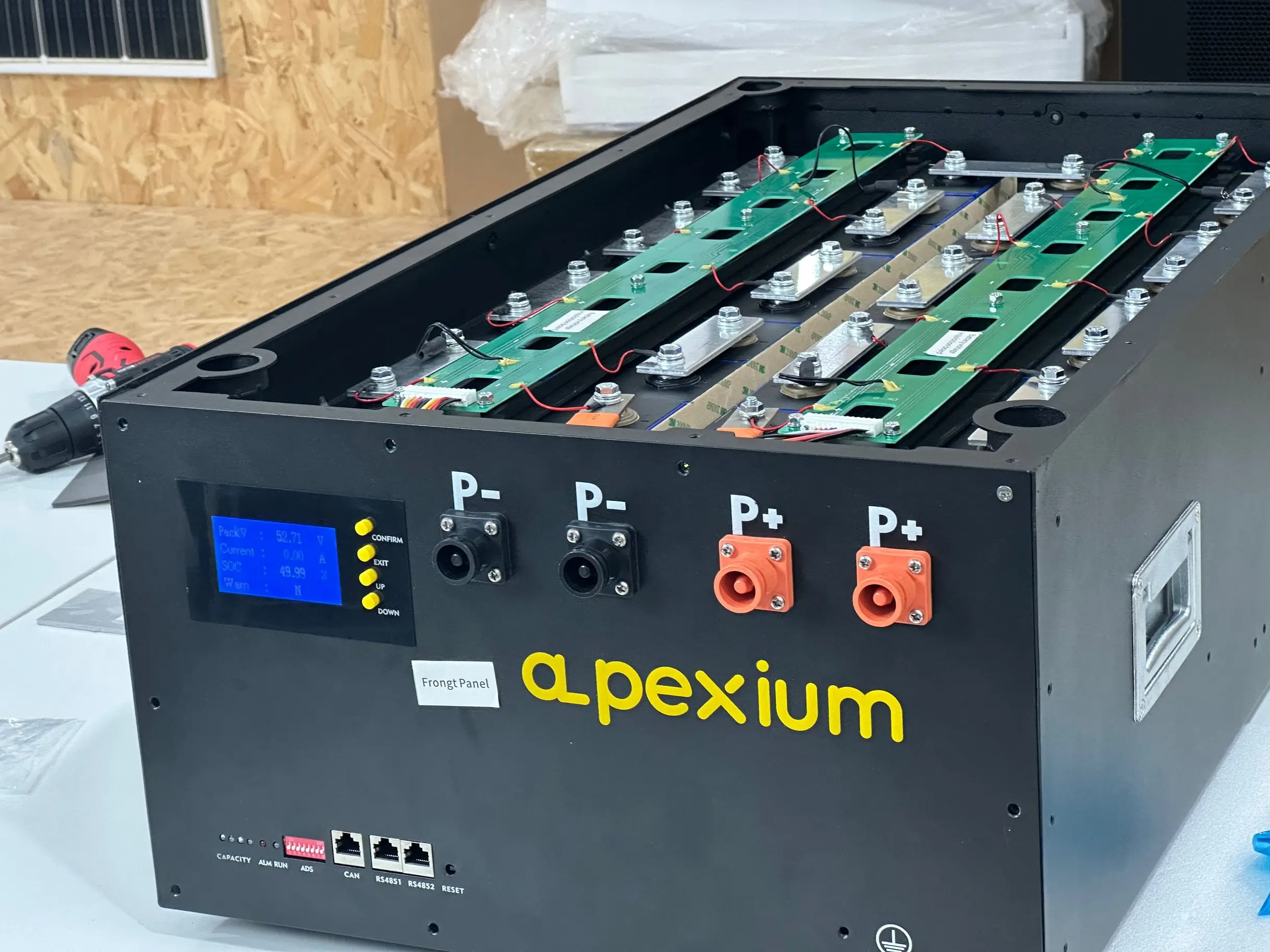 Apexium 280 with 48V 16S 200A BMS DIY 48v Lifepo4 Battery