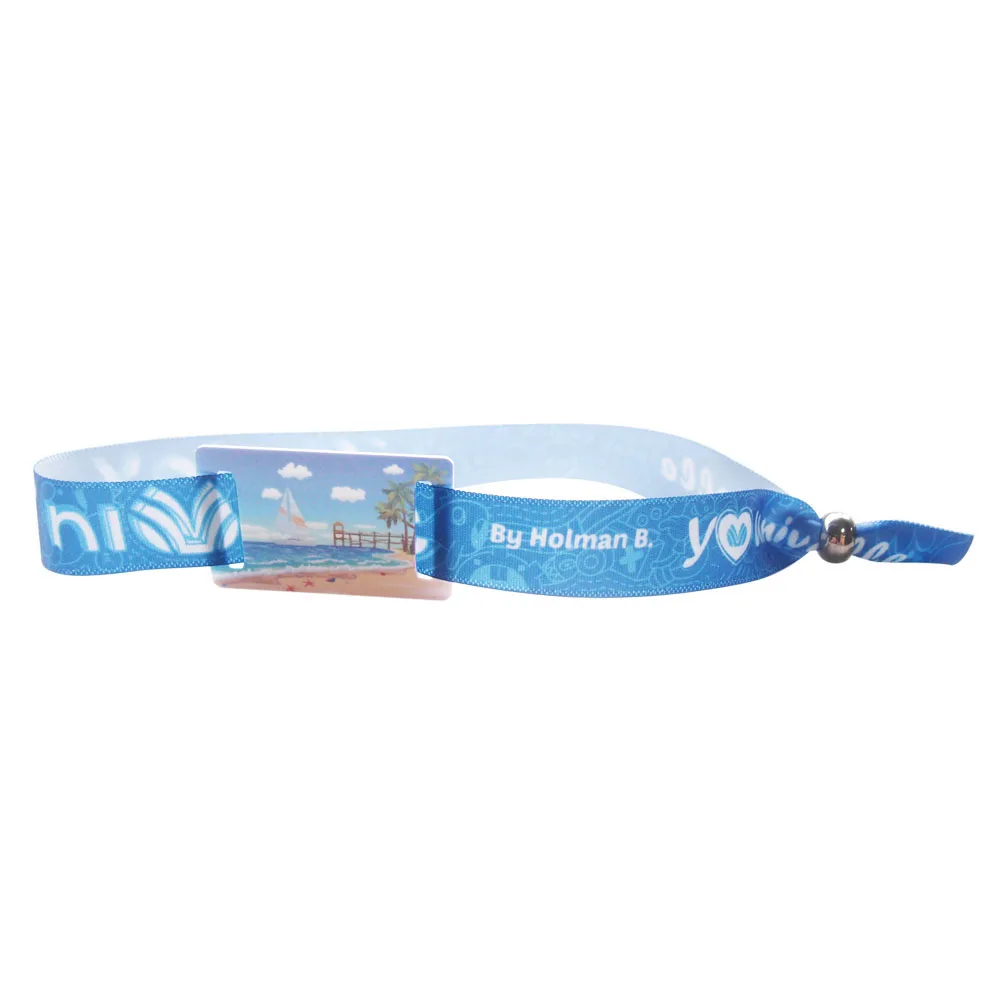 product festival waterproof nfc fabric bracelets rfid wristband 213 woven nfc wristband-2
