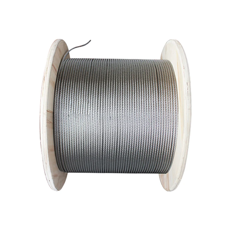 304 stainless steel wire rope hoisting lifting 7x77x19 clothesline 316 stainless steel rope