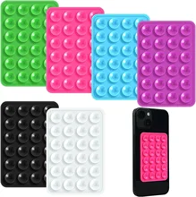 X625-2 Sticky Grippy Phone Case Suction Cup Card Pack mobile Phone Grip Phone accessories Sticky Grippy Cellphone Case Holder