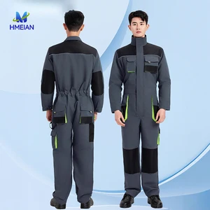 Multi-Pocket & Embossed Print Work COverall Custom Breathable Work Clothes Men Work Pants Coverall