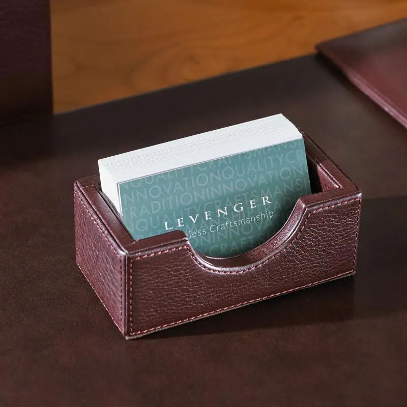 Leather Business Card Holder, For Office