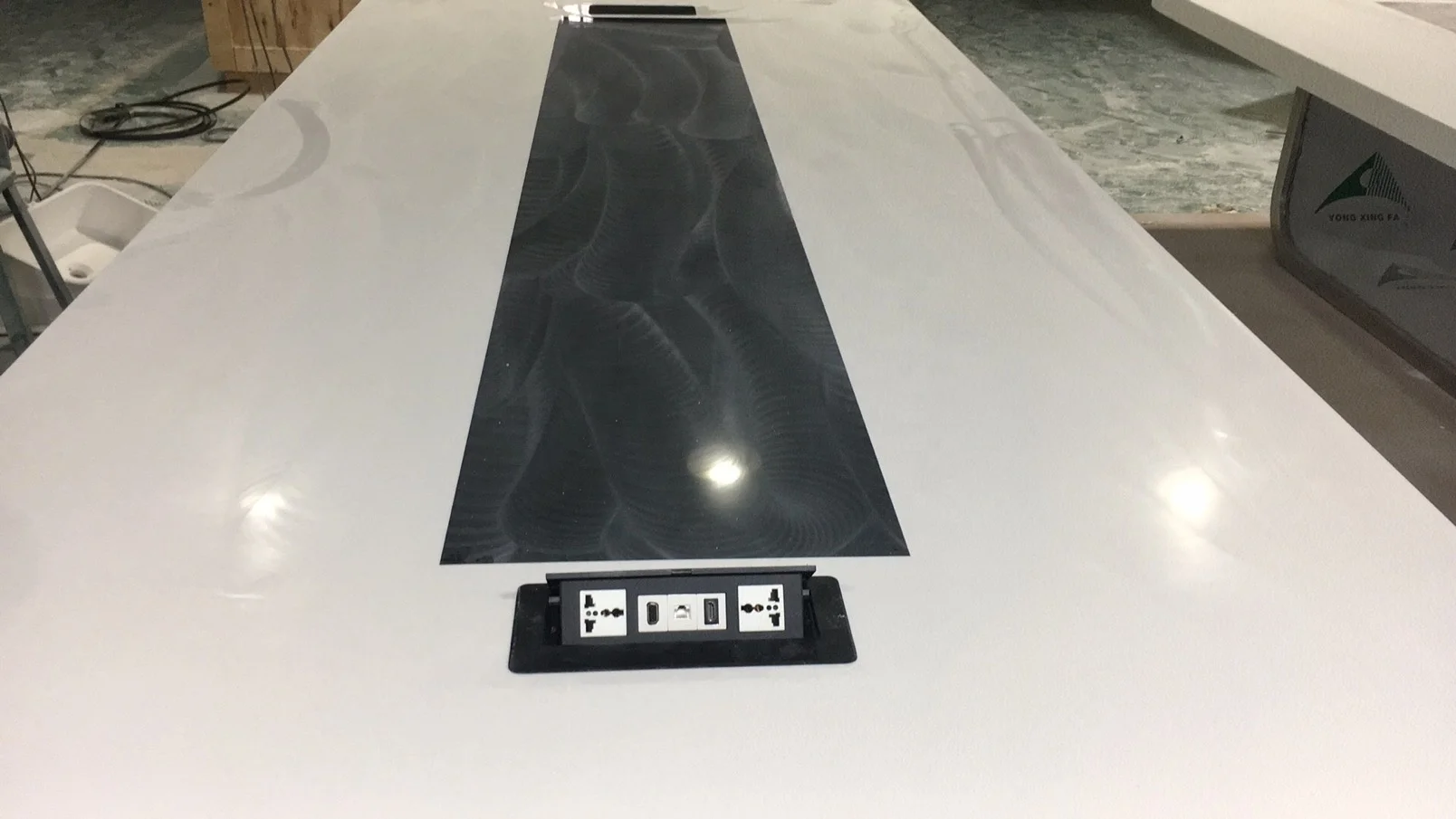 Rectangle Long Working Desk Modern Meeting Room Table Design Office Conference Table