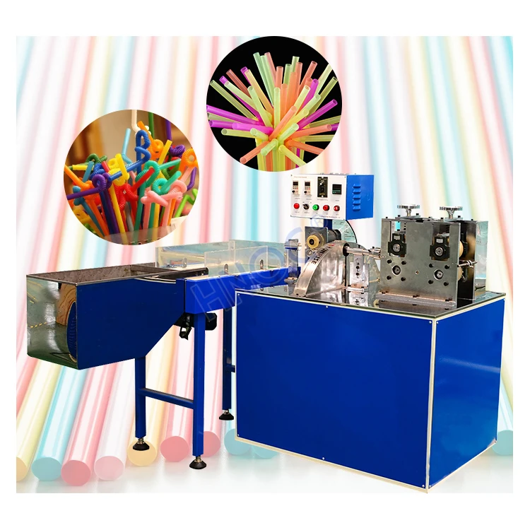 HNOC Automatic PLA Edible Corn Starch Flexible Plastic Drink Straw Make Machine Straw Production Line