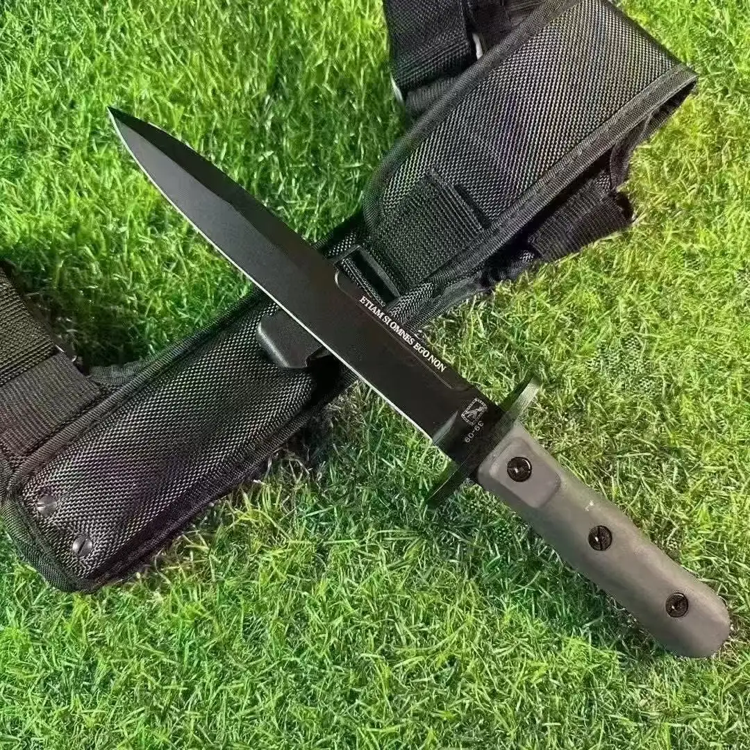High Hardness Fixed Blade Outdoor Camping Utility Knife with Protective Sheath Custom Logo OEM - view 1