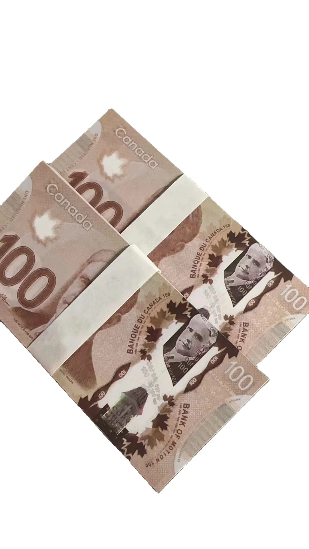 High Quality Real Aged Canadian Custom Uk Euro Grade Nz Paper Us Currency Bills Prop Money