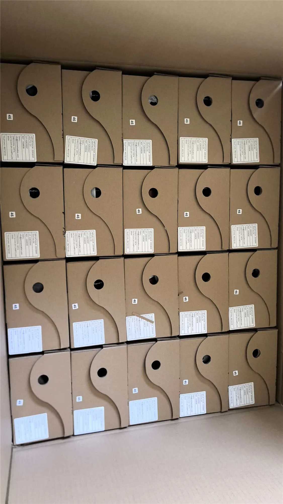 Packaging & shipping specifications