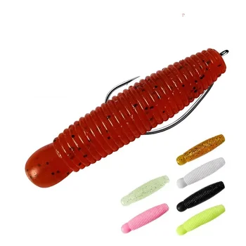Wholesale Anti-Hook Soft Body Honeycomb Potato Bee Larva Fishing Simulator Plastic Lure Bait for Carp Bass & Snakehead Fish – Soft Lure – view 2