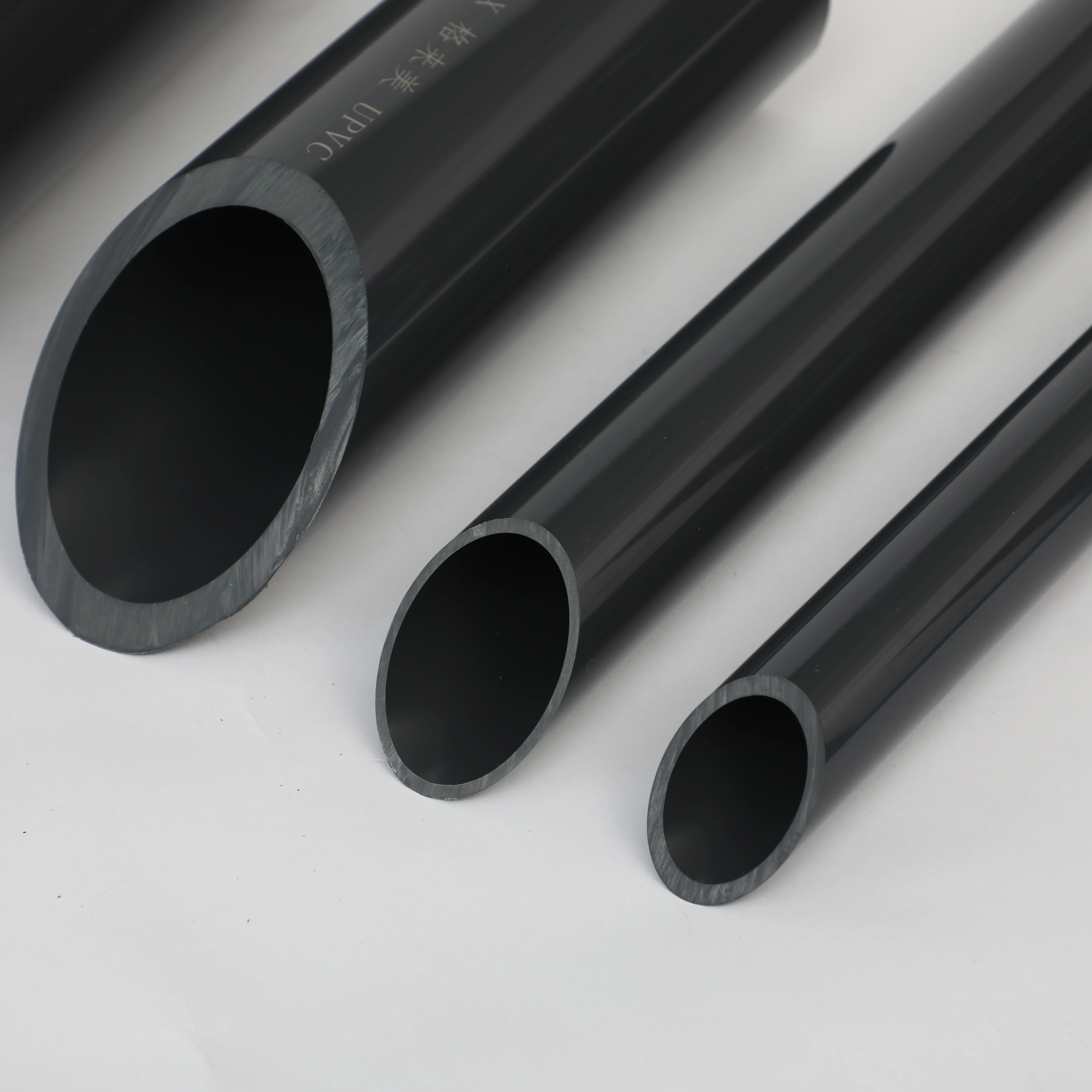 High quality thin wall Factory Outlet Sewer White Plastic Rounded Tube PVC Pipe