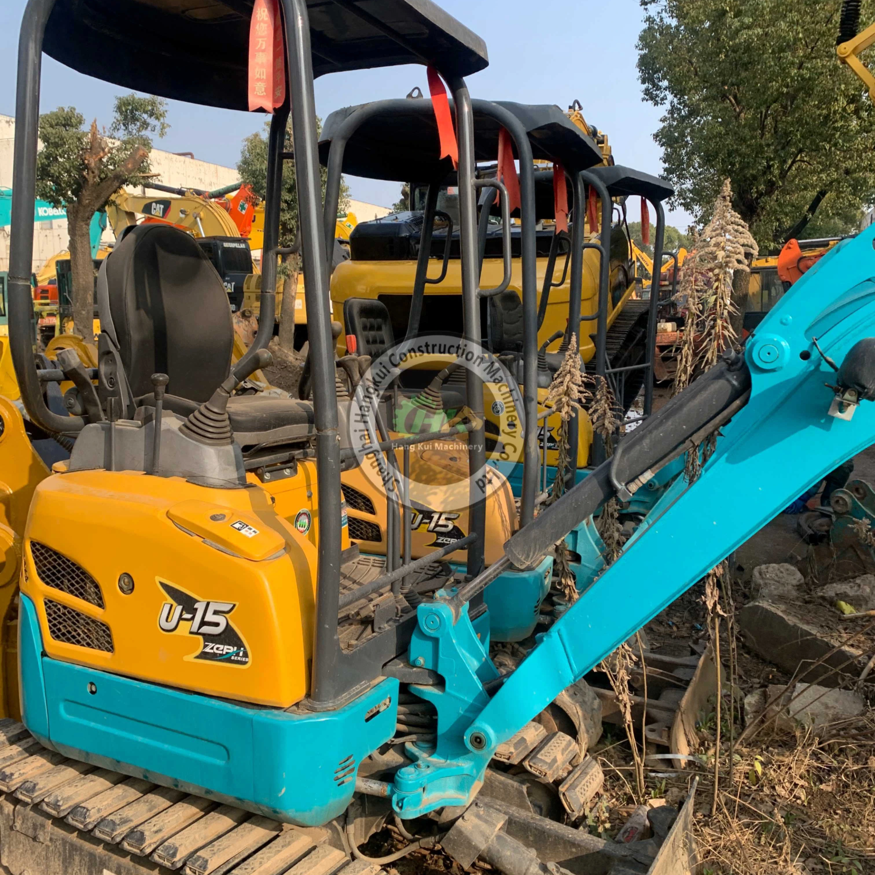 HANG KUI   KUBOTA U15  1.5tons 95%new Original Japanese with EPA,CE Agricultural Used Kubota U15Excavator for Digging