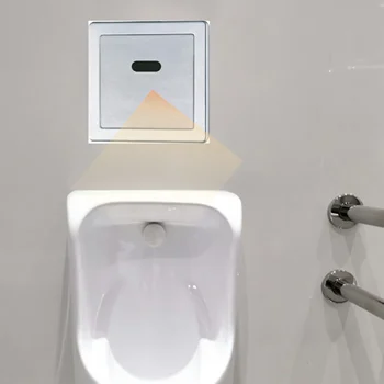 Infrared toilet sensing urinal flushing device urinal bag controller accessories
