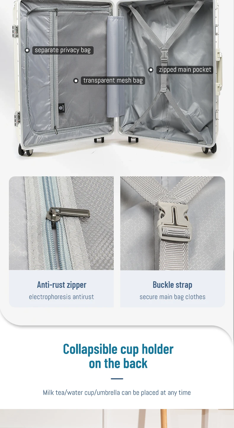 2024 New Design Zipper Luggage Set With Usb Abs Pc Material Usb Luggage 2024-new-design-zipper-luggage-set-with-usb-abs-pc-material-usb-luggage