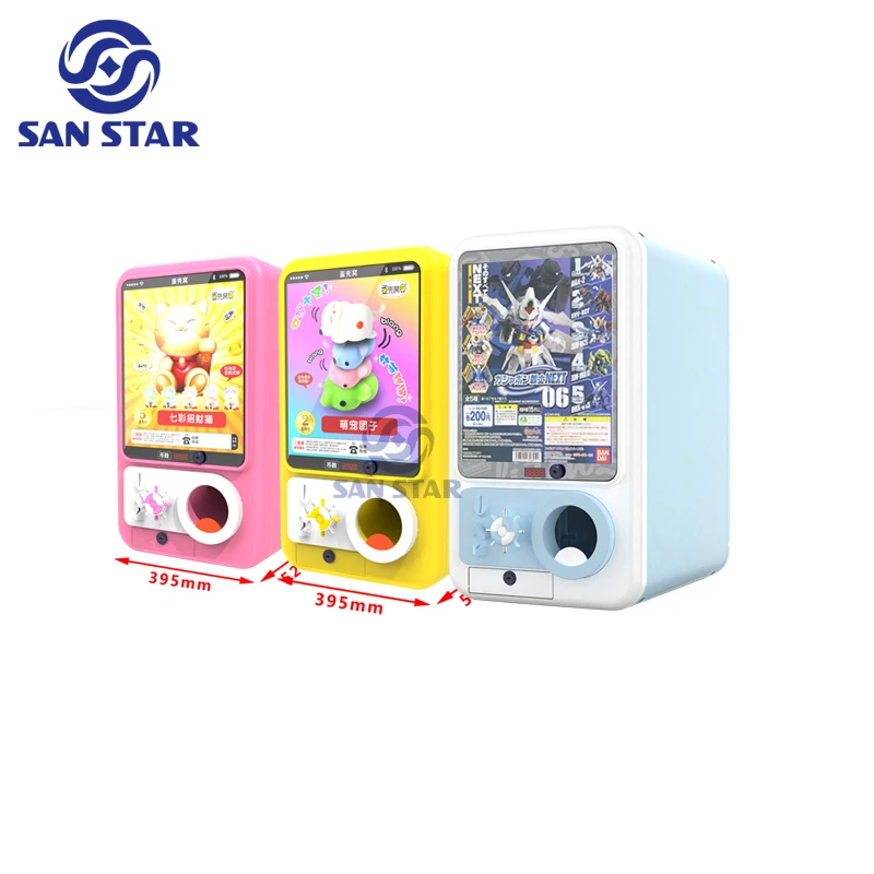 Japanese Gacha Vending Machine Prize Candy Automatic Coin Operated Mini Capsule Toy Gashapon Machines