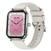 Silver (gray silicone strap)