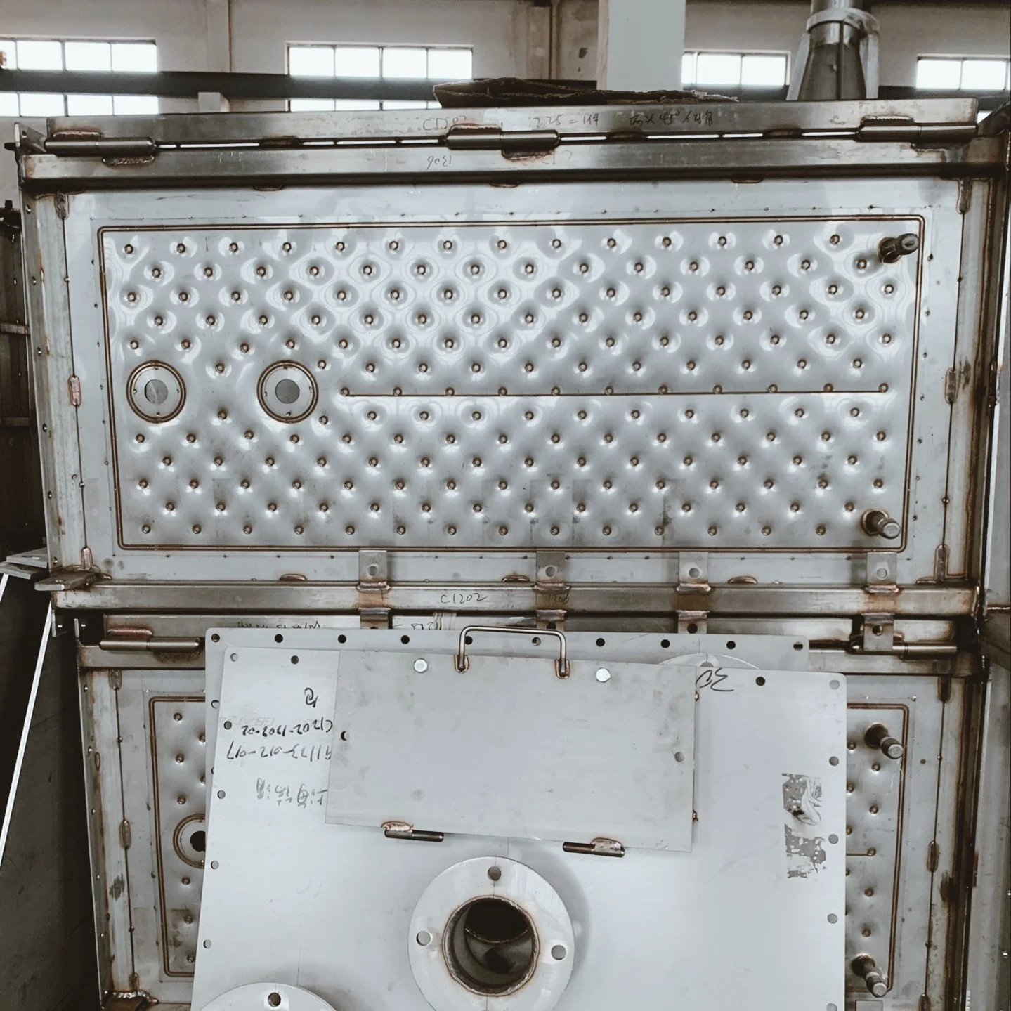 Laser Welding Dimpleplate  Jacket for High Temperature Vessel Cooling