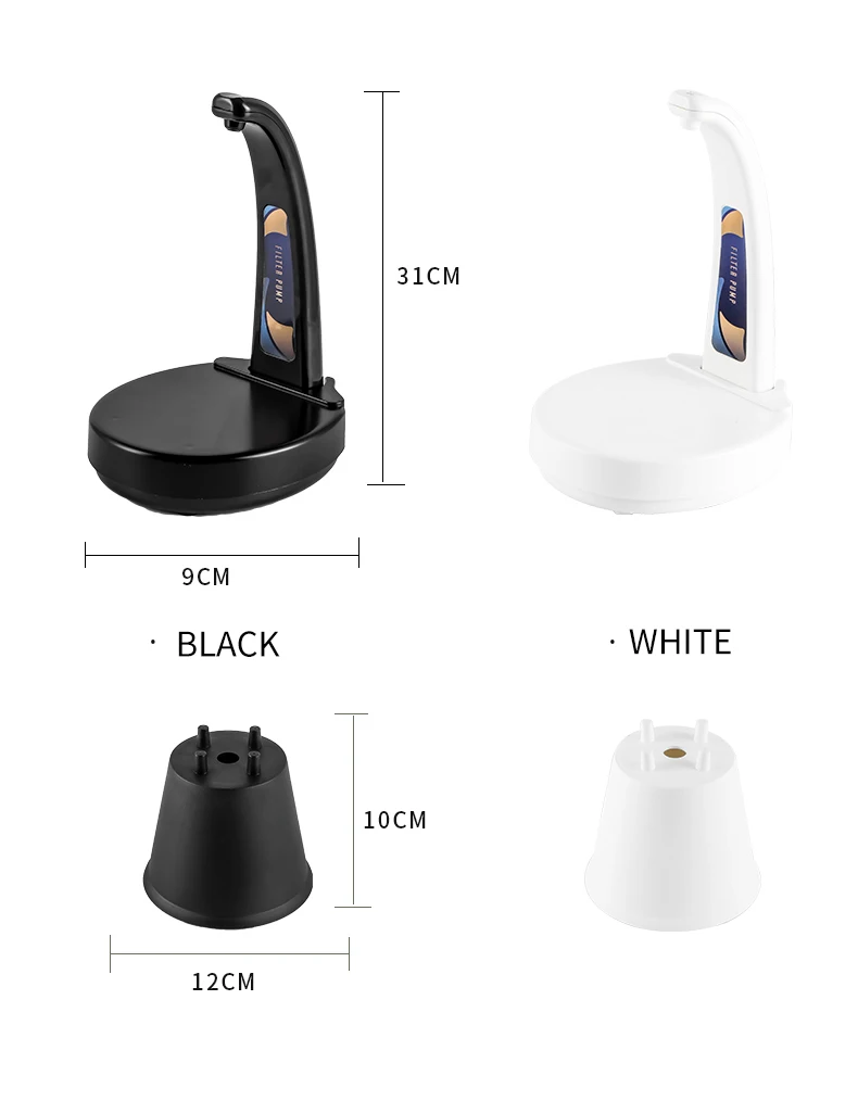 Intelligent Induction Water Pumping, Electric Pumping Water Dispenser, Automatic Water Dispenser for Pure Buckets Home Office