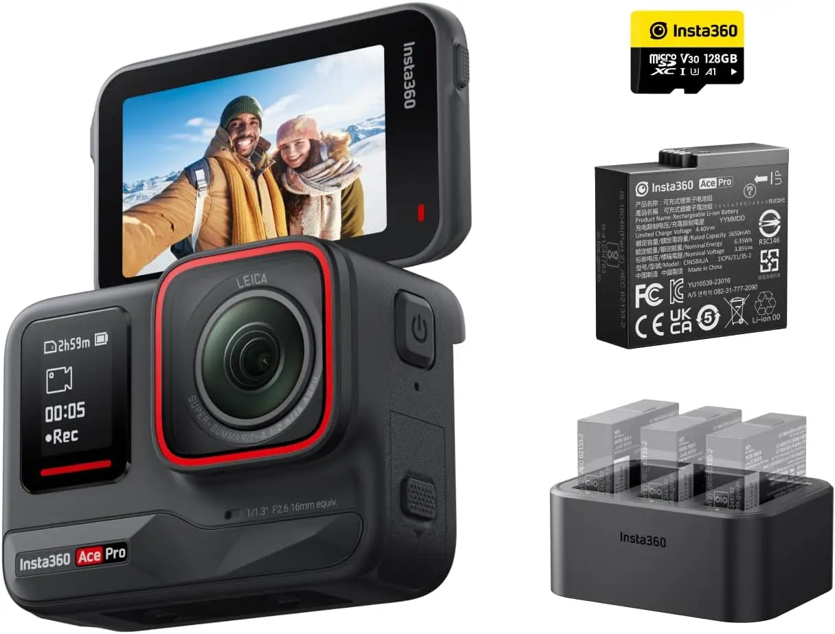 Insta 360 X3 Camerainsta 360 Action Camera 8K Insta360 Ace Pro 
