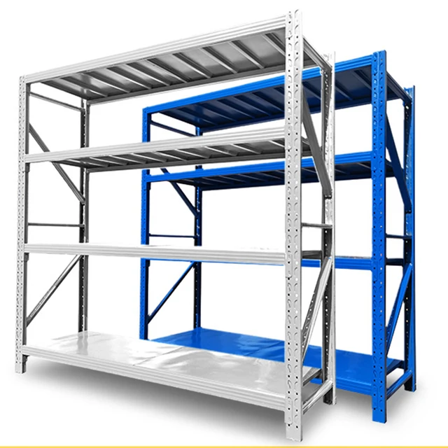 adjustable Storage Stacking Racks Pallet Steel Metal Shelving Shelves Garage Warehouse Rack