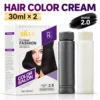 Crema Colorante per Capelli 30ml + Agente Sviluppatore 30ml + Guanti Protettivi