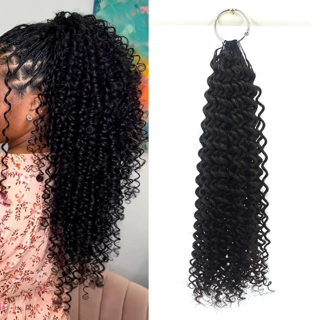 KAMA 100% Virgin Remy Human Hair Extensions for Crochet Braiding Natural Color Machine Made Feather Tip Hair