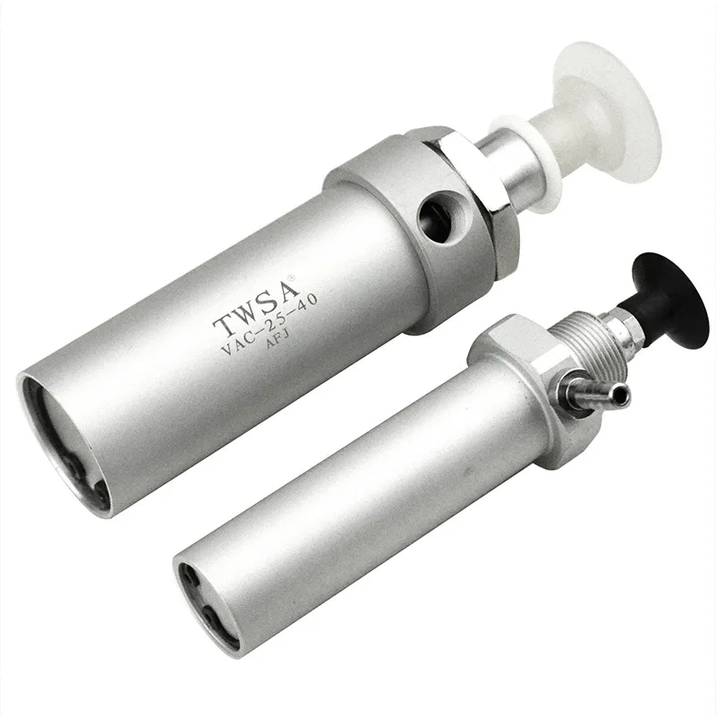VAC pneumatic cylinder with suction cup piston cushioning stroke  telescopic adsorption  pneumatic rod automation accessory