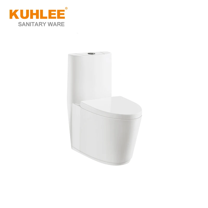 Wholesale Bathroom WC Sanitary Wares Modern Style Siphonic One-Piece Toilet For Hotel