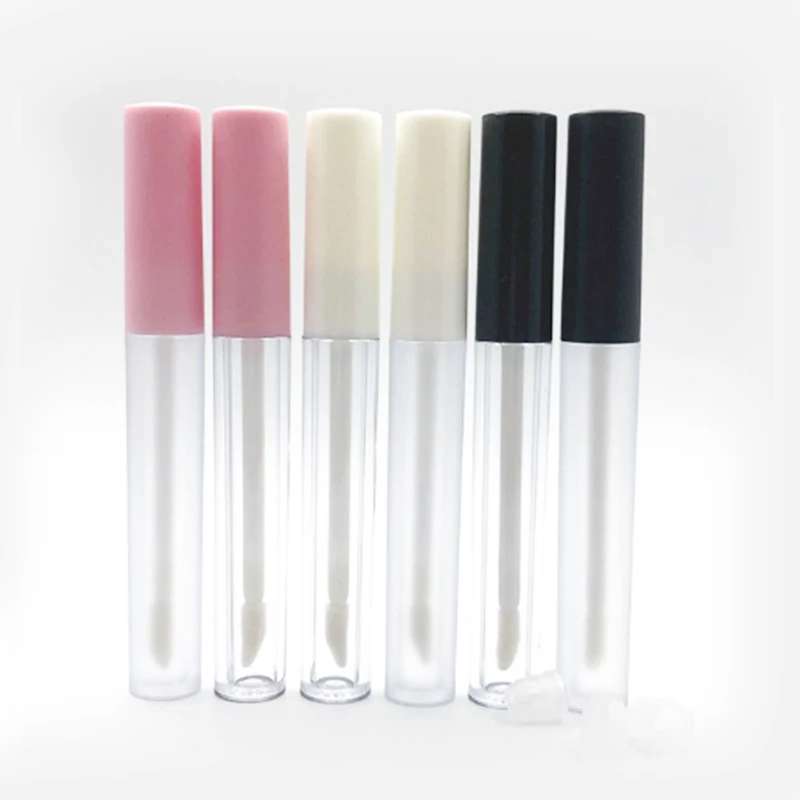 Mascara Empty Brush Tip Lip Gloss Tubes Wholesale Fancy 10 ml pink Glitter Lipstick Small Tube
