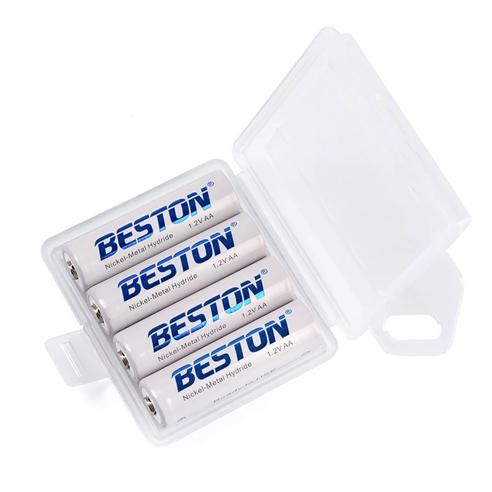 Power Bank Rechargeable Battery Cells Nimh 1.2V Cell Quick Charge Aa Size Batteries 3000Mah