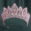 Silver-full light pink diamond