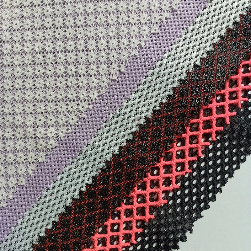 Hexagonal Honeycomb Stretch Mesh Fabric for Shoes Material Bags