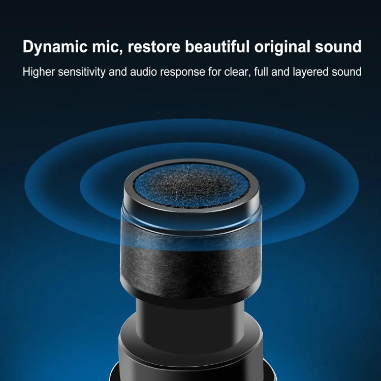 New PULUZ UHF Wireless Dynamic Microphone with LED Display Multiple Audio Systems Lightweight Wireless Microphone