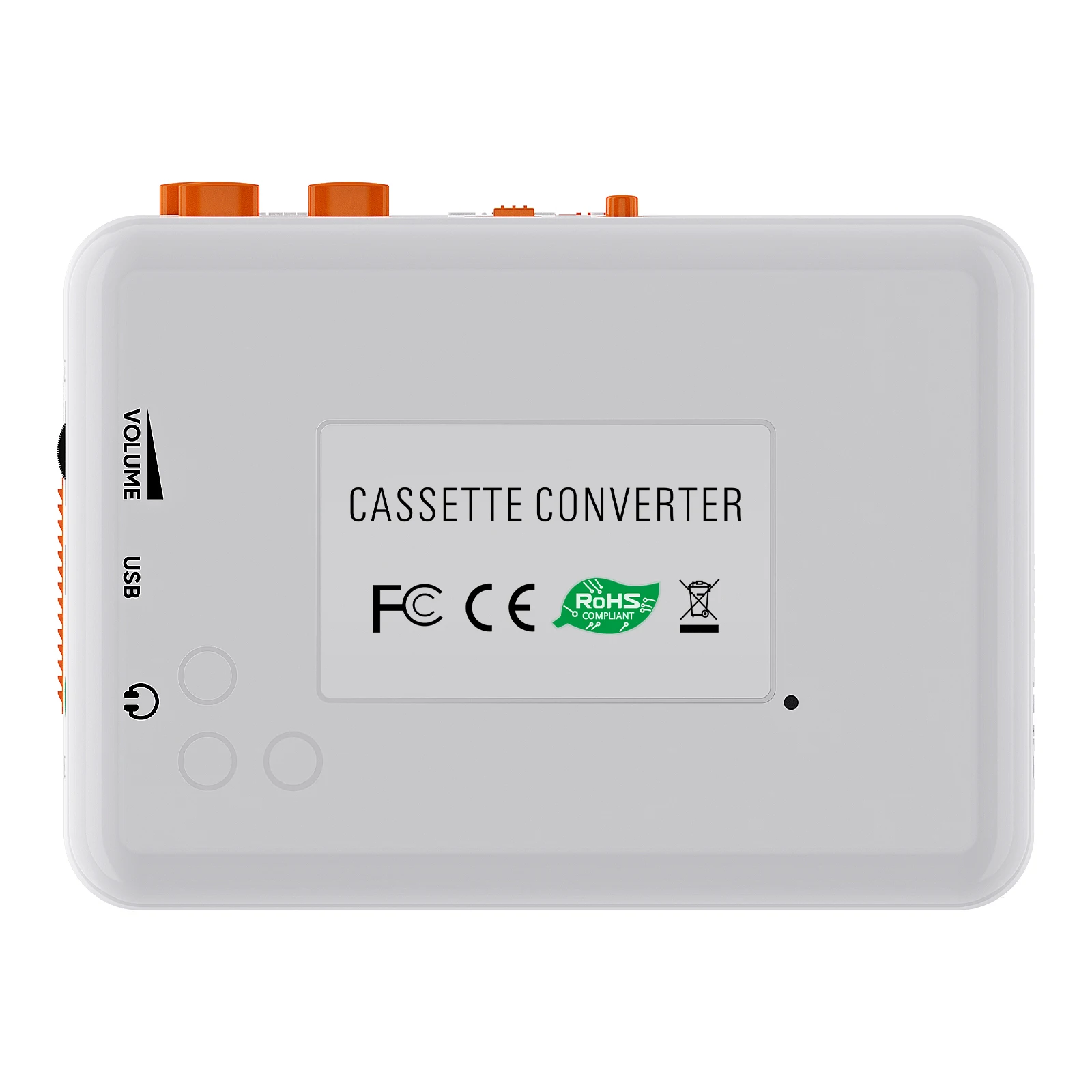 Ezcap218P USB Cassette Converter Tape to MP3 Portable Super USB Cassette Capture Converter Transparent Walkman Cassette Player