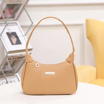 Wholesale Price Women's Messenger Bag Fashion trend Simple Design Shoulder Bag Strap Knot Solid Color Pu Underarm