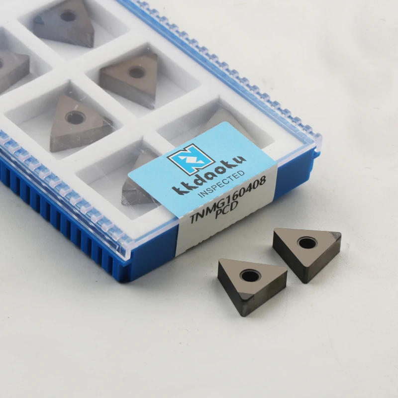 TNMG160404/08 PCD Inserts CNC Machine External Turning Tools Diamond Insert for Aluminum Carbide Stainless Steel Turning Tool supplier