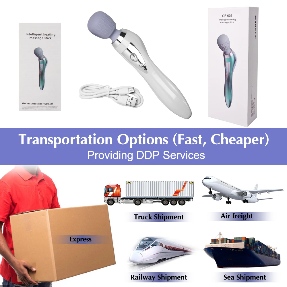 Personal Vibrating Handheld Massager-Cordless Rechargeable Electric Mini  Massager Hand Held Portable Massage Wand for Full Body