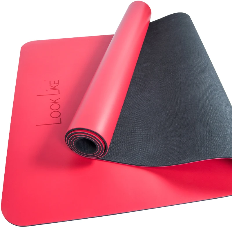 Оптовая продажа, экологически чистый коврик для упражнений из натурального каучука на заказ, очень большой длинный Коврик для тренировок и фитнеса, лучший нескользящий коврик для йоги с ремешком