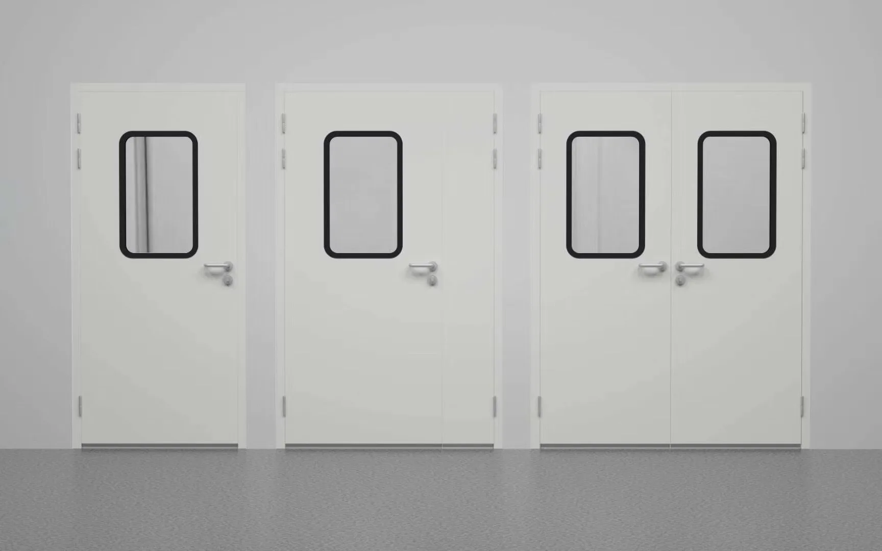 Laboratory Clean Room Door With Stainless Steel Hospital Single Swing Doors Specifications Buy