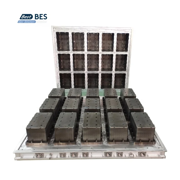 Automatic EPS Foam Injection Molding Styrofoam Machine for Container Fish Ice Cooler Vegetable Box Making Production Line