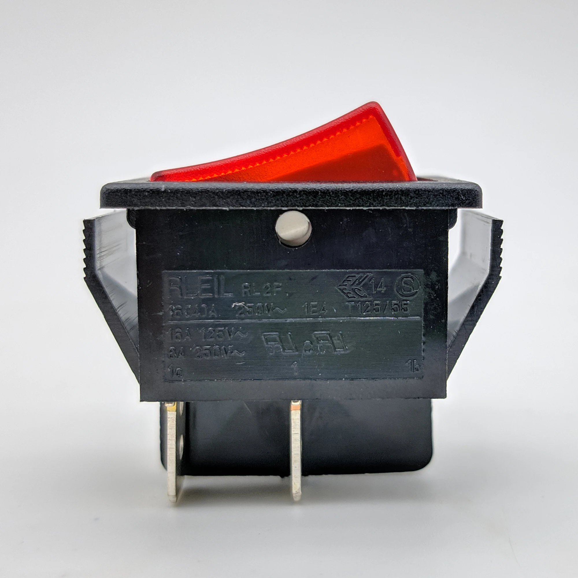 
 4PIN ON OFF Rocker Switch Double Pole Single Throw Red Illumination Rocker Switches  