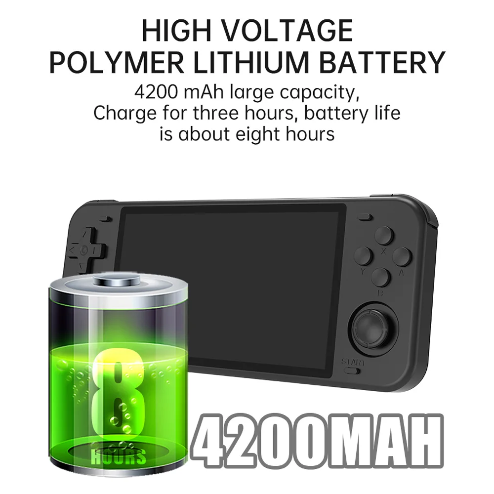 5 Inch Handheld Video Game Console for Ps1 Psp N64 Retro Games Open Source Rgb10 Max Gaming Player Box