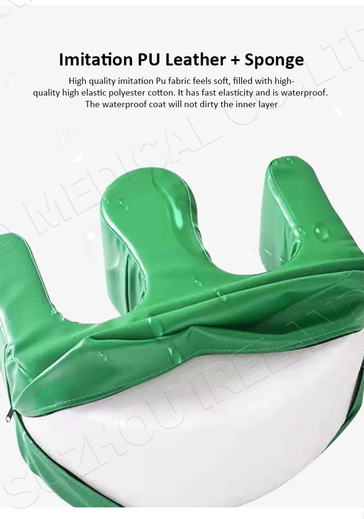 Good Price Pu Leather Waterproof Turn Over Nursing Pillow Bed Nursing