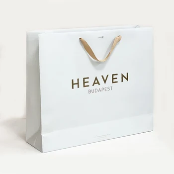 Custom jewelry clothing packaging gift shopping paper bag gift bags for clothing