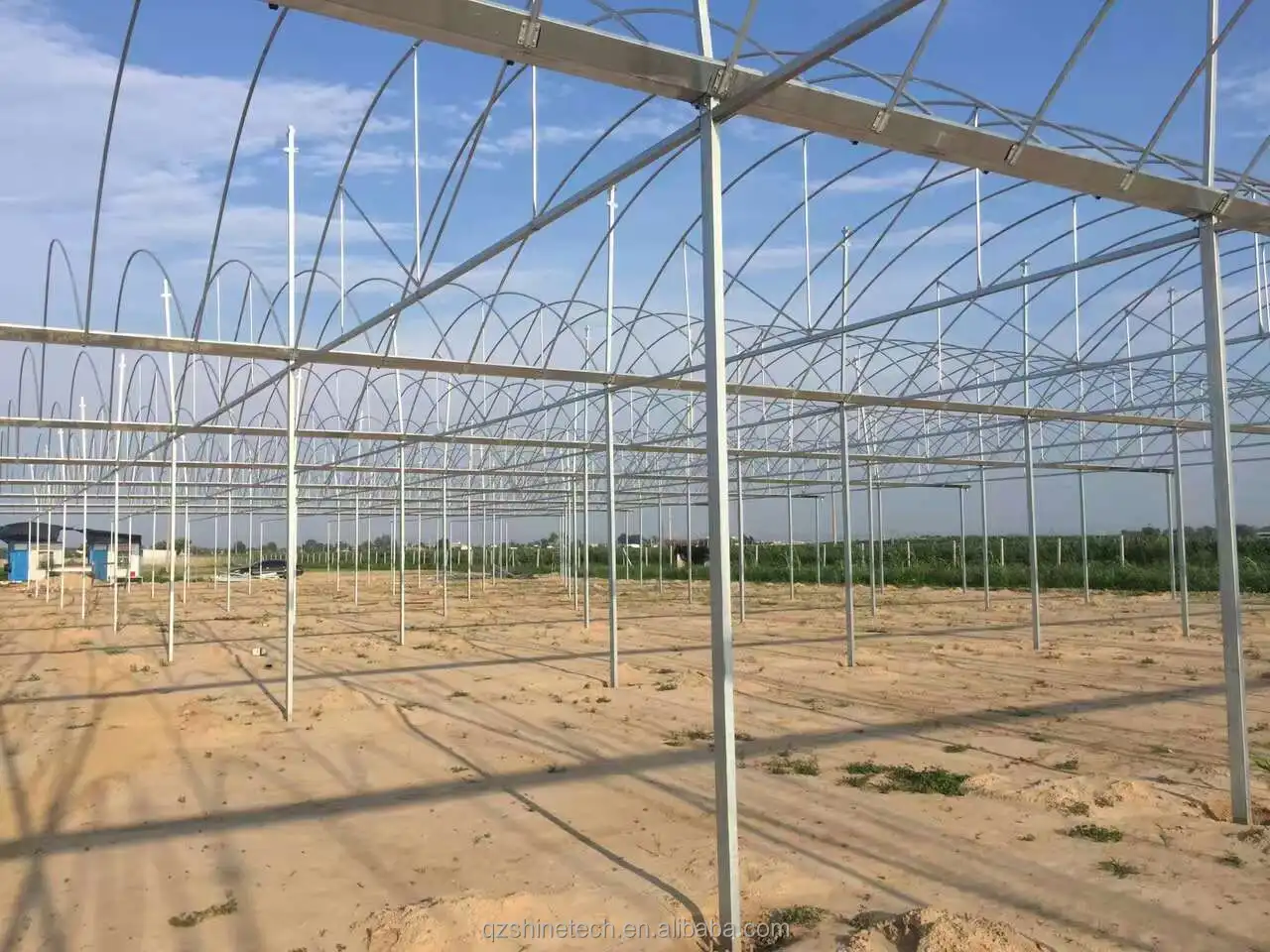 Multi-span greenhouse