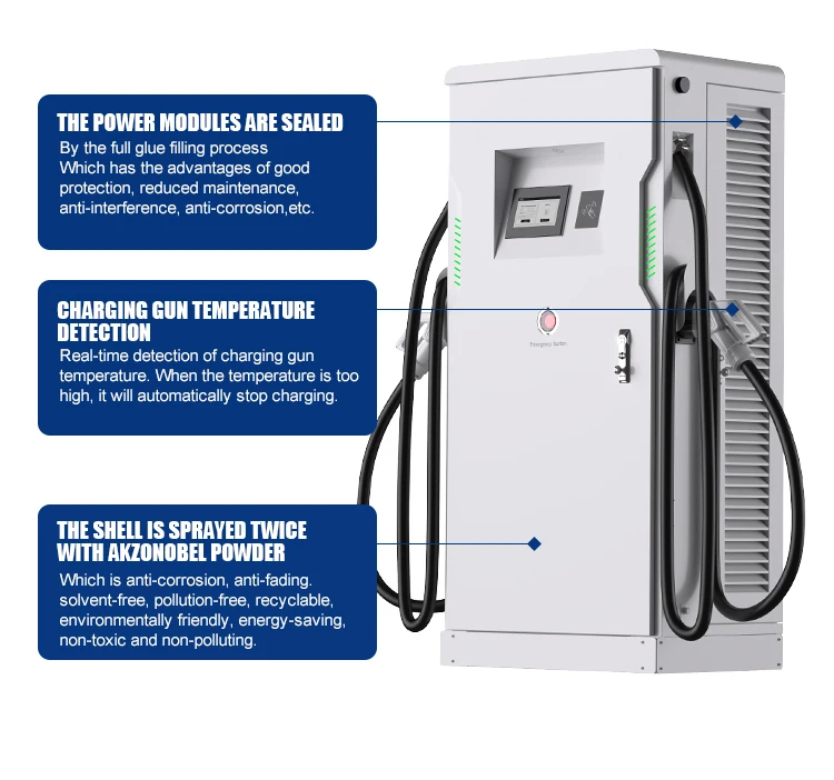 120kw DC Fast EV Car Charging Station Commercial CCS1 Ccs2 Dc Charging ...