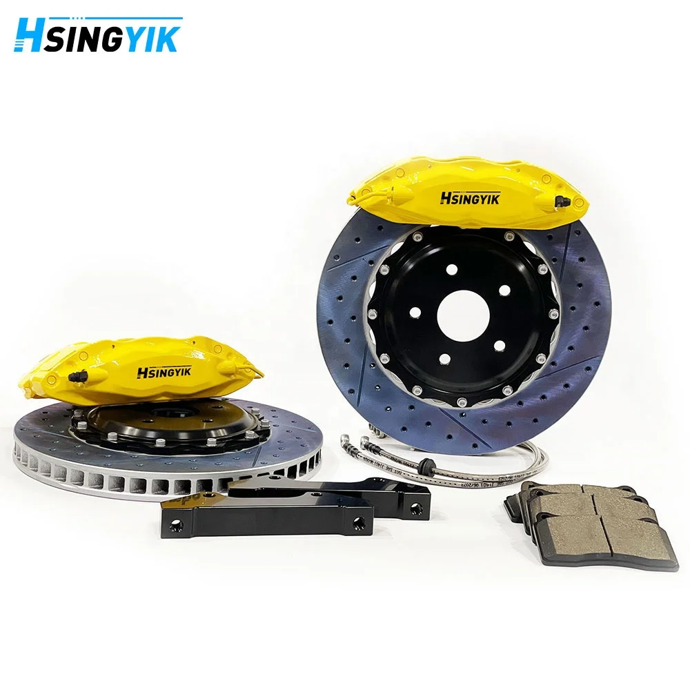 Hsingyik 6 Piston Front Racing Big Brake Kit Brake Upgrade Rotor Disc for Honda Crv Toyota Innova Zenix Hybrid