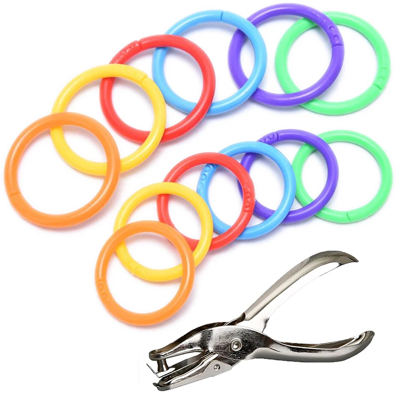 Large Size Round Plastic O Rings Manual Handbag Curtain Rings Diy